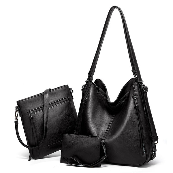 New Women's Bag Retro Fashion Three-piece Set