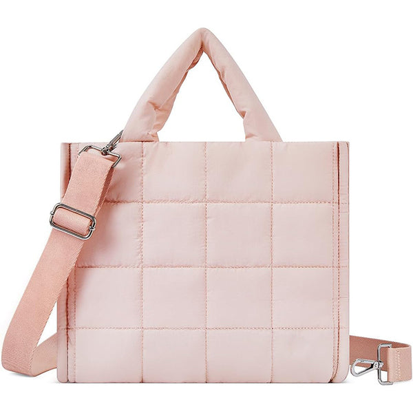 Puffer Square-grid Lightweight Crossbody Bag