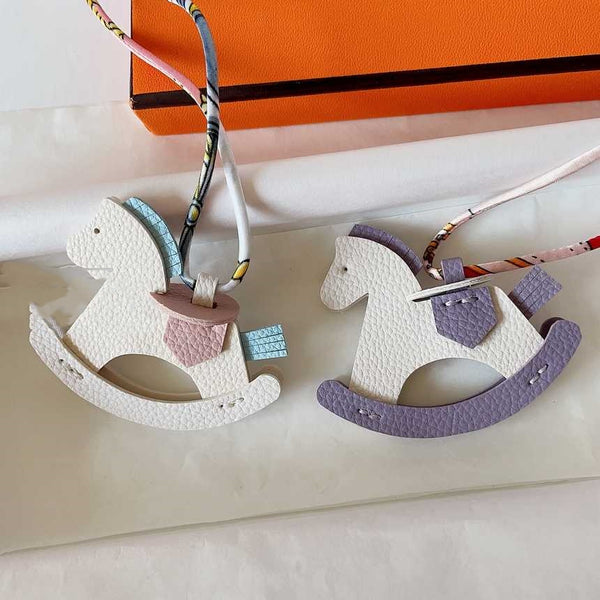 Handmade Customized Rocking Horse Bag Pendant