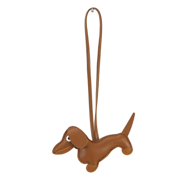 Leather Puppy Trendy Handbag Pendant