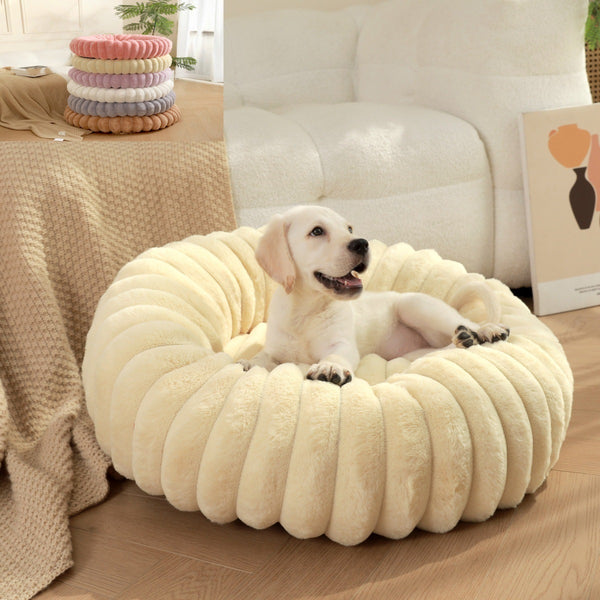 Round Thick Soft Pet Bed