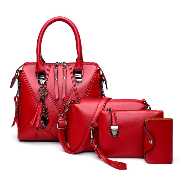 Four-piece Female Bag With Tassel