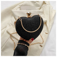 Shiny Heart Shaped Valentine Purse