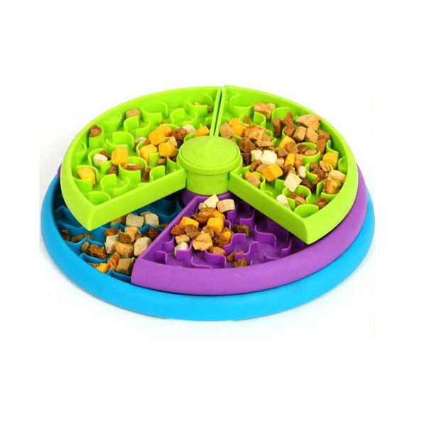 3 in 1 interactive dog feed puzzle