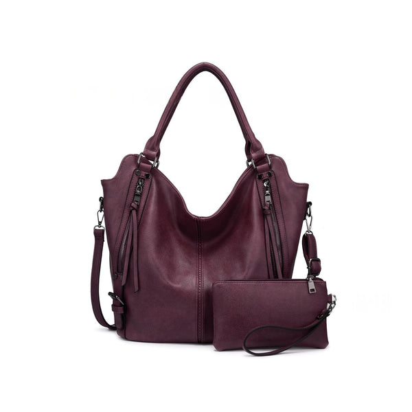 Trendy Fashionable Soft-leather Tote Bag With A Large Capacity