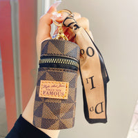 Keychain Leather Mini Pendant Bag