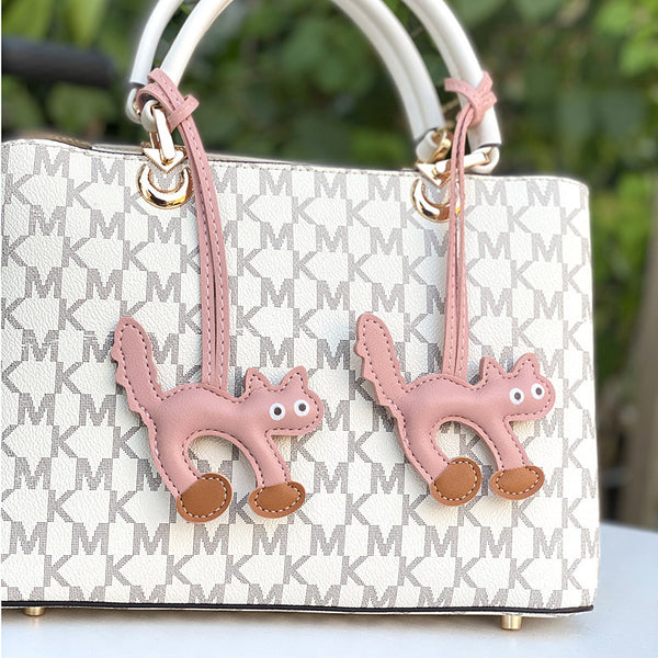 Mini CAT Leather ornament