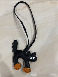 Mini CAT Leather ornament
