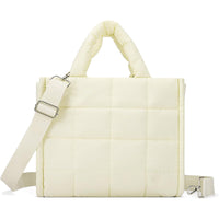 Puffer Square-grid Lightweight Crossbody Bag