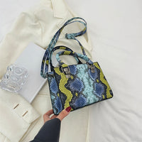 Crocodile Print Handbag