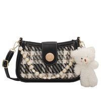 New Girls' Casual Messenger Bag With Pendant