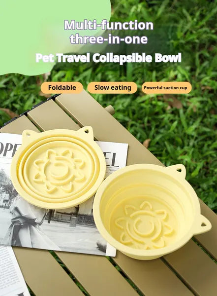 3-in-1 Pet Collapsible Bowl