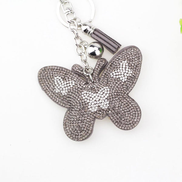 Simple Two-color Butterfly Keychain