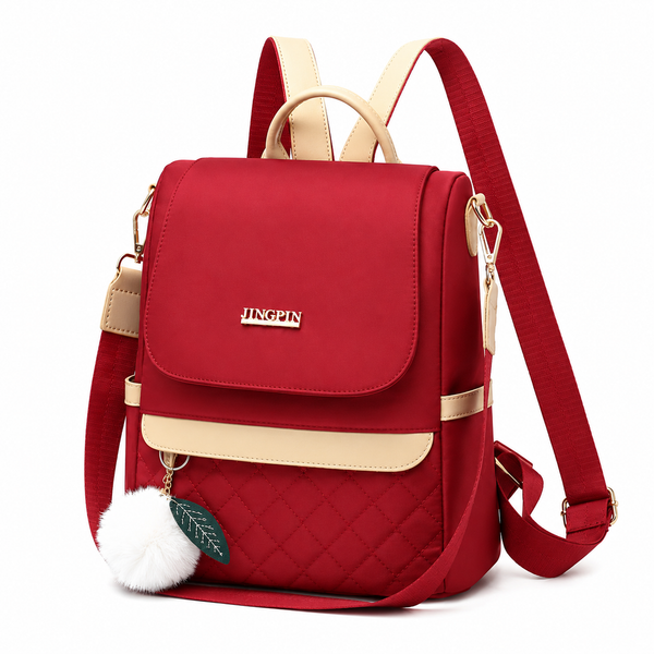 Portable Simple Rhombus Backpack